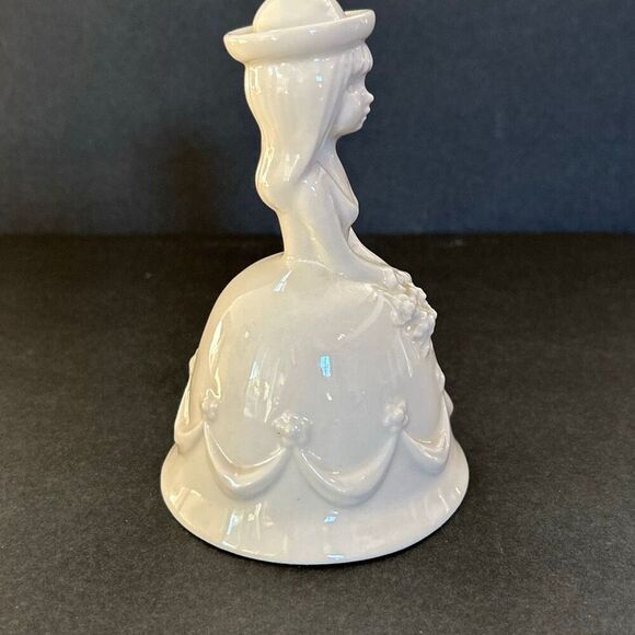 Vtg Goebel Porcelain Bell Figurine Bride Flower Girl West Germany - Picture 4 of 10